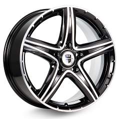 Диск R17 5x130 7,5J ET45 D71,6 К&К Барракуда (КС567), Алмаз черный