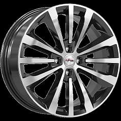 Диск R17 4x100 7J ET37 D67,1 iFree Андерсен (КС912-00) Блэк Джек