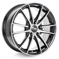 Диск R17 5x114,3 7J ET35 D67,1 Racing Wheels H-498 BK F/P