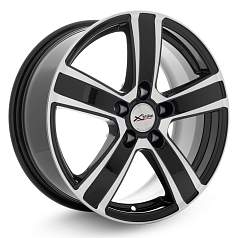 Диск R16 5x100 7J ET38 D67,1 X'trike X-108 BK/FP