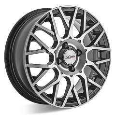 Диск R15 4x100 6J ET46 D54,1 X'trike X-132 BK/FP