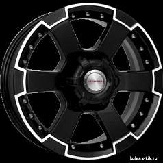 Диск R16 6x139,7 7J ET20 D67,1 K&K М56 алмаз черный (КС593) 