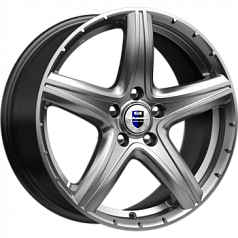 Диск R17 5x114,3 7,5J ET52,5 67,1 Rapid Барракуда Дарк платинум