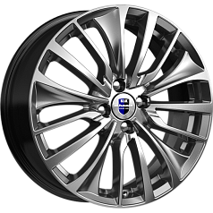 Диск R17 5x114,3 6,5J ET45 D67,1 К&К Flanker (КС455) дарк платинум