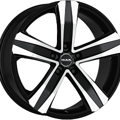 Диск R18 5x118 7,5J ET60 D71,1 MAK Stone 5 Black Mirror 