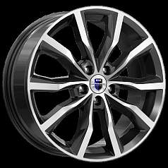 Диск R18 5x110 7,5J ET35 65,1 K&K Портер (КС906) дарк платинум