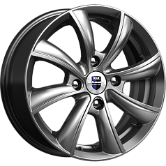 Диск R15 4x100 6J ET50 D60,1 K&K Бриз (КС611) Дарк платинум Оригинал
