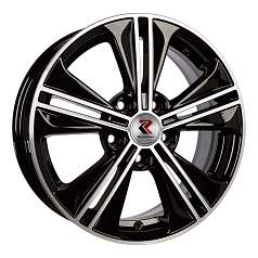 Диск R16 5x114,3 6,0J ET43 D67,1 RepliKey Creta (R106) BK/FP