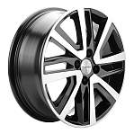 R16 4x100 6J ET50 D60,1 Khomen KHW1609 (16_Vesta/Largus) Black-FP