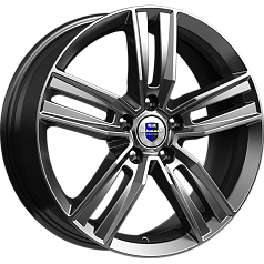 Диск R18 5x100 7J ET48 D56,1 К&К Танаис (КС750) дарк платинум