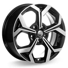 Диск R16 5x114,3 6,5J ET50 67,1 К&К КС878 Алмаз чёрный