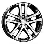 Диск K&KR17 5x112 7J ET47 D57,1 K&K Центурион алмаз черный (КС423)