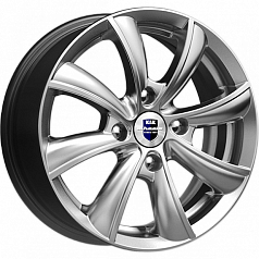 Диск R15 4x114,3 6J ET45 67,1 K&K Бриз (КС611) дарк платинум
