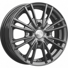 Диск R14 4x100 5,5J ET39 D67,1 Скад Пантера графит 