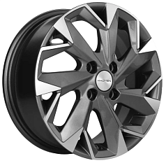 Диск R14 4x100 5,5J ET38 D67,1 Khomen KHW1402 (Accent/Getz/i20) Gray-FP