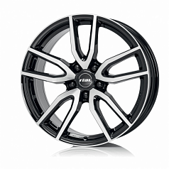 Диск R16 5x114,3 6,5J ET40 D70,1 Rial Torino Diamond Black Front Polished MP