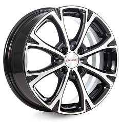 Диск R15 4x100 6J ET45 d54,1 Rapid Блюз-оригинал (КС606) Алмаз черный