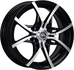 Диск R14 4x100 5,5J ET39 D56,6 Cross Street Y5314 BKF