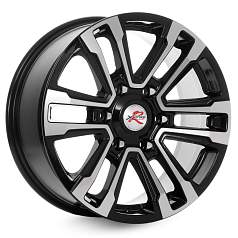 Диск R17 6x139,7 7,5J ET25 D106,1 X'trikeRST R107 BK/FP