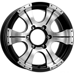 R16 6x139,7 8J ET0 D111,6 К&К Байконур алмаз чёрный