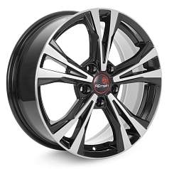 Диск R17 5x114,3 7J ET45 60,1 Remain R204 Алмаз черный