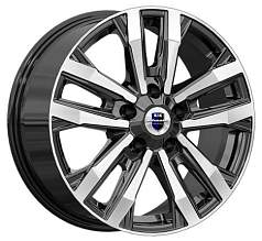 Диск R18 5x130 8J ET43 D84,1 K&K Мичиган (КС1107) алмаз чёрный