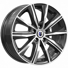 Диск R16 5x114,3 7J ET38 67,1 K&K Арнар (КС904) алмаз черный 
