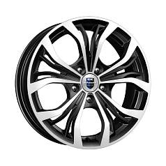 Диск R16 5x110 6,5J ET38 D65,1 K&K Аламида КС660 алмаз черный