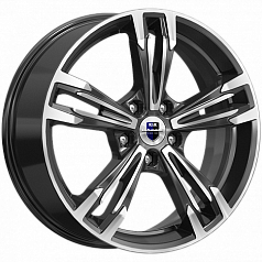 Диск R18 5x114,3 7J ET37 D66,6 К&К Karrera Light (КС935) алмаз чёрный