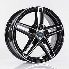 Диск R15 4x100 6J ET48 D54,1 Megami MGM-17FF BKF