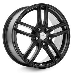 Диск R17 5x112 7J ET40 D57,1 Скад Брайтон черный барxат