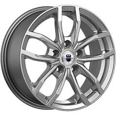 Диск R15 5x100 6,5J ET38 D57,1 K&K Фрост (КС1048) дарк платинум