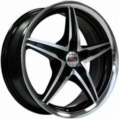 Диск R16 5x114,3 6,5J ET45 D66,1 Alcasta M 13 BKF
