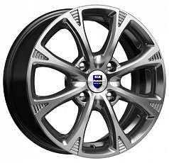 Диск R15 4x100 6J ET50 D60,1 Rapid Блюз-ориг, (КС606) дарк платинум