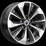 R17 5x110 7J ET35 D67,1 К&К Авиор (КС936-00) алмаз черный 
