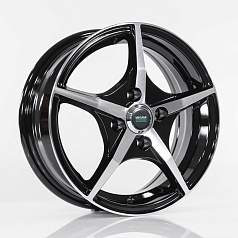 Диск R14 4x100 5,5J ET40 D54,1 Megami MGM-19FF BKF