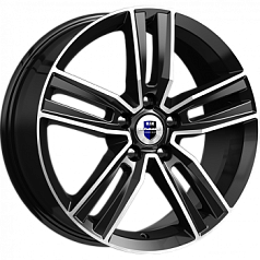 Диск R18 5x110 7J ET35 65,1 К&К Танаис Алмаз чёрный