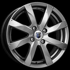 Диск R15 4x100 6J ET38 D67,1 К&К Джемини (КС617) Дарк платинум