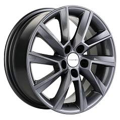 Диск R16 5x100 6J ET38 D57,1 Khomen KHW1604 ( 16_ZV Kamiq/Rapid/Scala) Gray