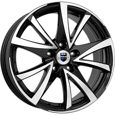 Диск R17 5x114,3 7J ET45 60,1 К&К Игуана Алмаз чёрный