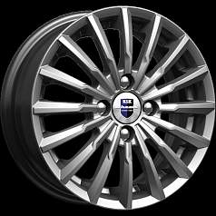 Диск R14 4x98 5,5J ET40 D58,5 К&К Акцент (КС641) Дарк платинум