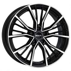 Диск R21 5x112 8,5J ET33 D66,45 MAK Union Black Mirror