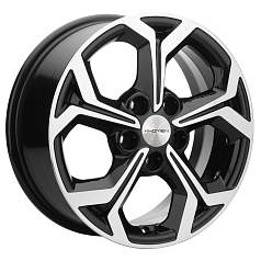 Диск R16 5x114,3 6,5J ET43 D67,1 Khomen KHW1606 (16_Sonata) Black-FP