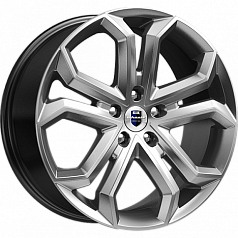 Диск R19 5x120 8,5J ET35 72,6 K&K Пандора (КС466) дарк платинум