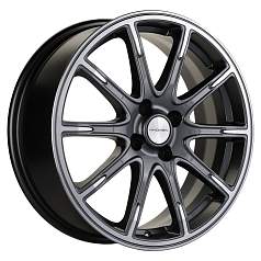 Диск R17 4x100 6,5J ET43 D60,1 Khomen KHW1707 (Lada Vesta Cross) Gray-FP