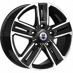 R18 5x127 8J ET56,4 71,6 K&K Backfire-оригинал (КС763) алмаз черный 