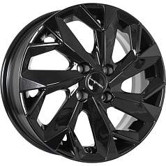Диск R14 4x100 5,5J ET38 D67,1 Khomen KHW1402 (Accent/Getz/i20) Black