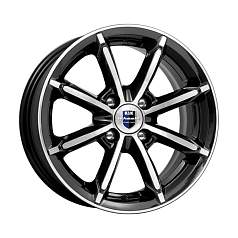 Диск R14 4x100 6J ET40 D67,1 K&K Sportline (КС603) алмаз черный