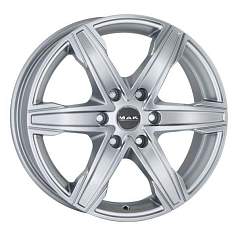 Шины R16 6x139,7 6,5J ET10 D112 MAK King 6 Silver