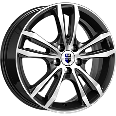 Диск R16 5x100 6J ET40 D67,1 К&К Samara (КС866) Алмаз-черный SK